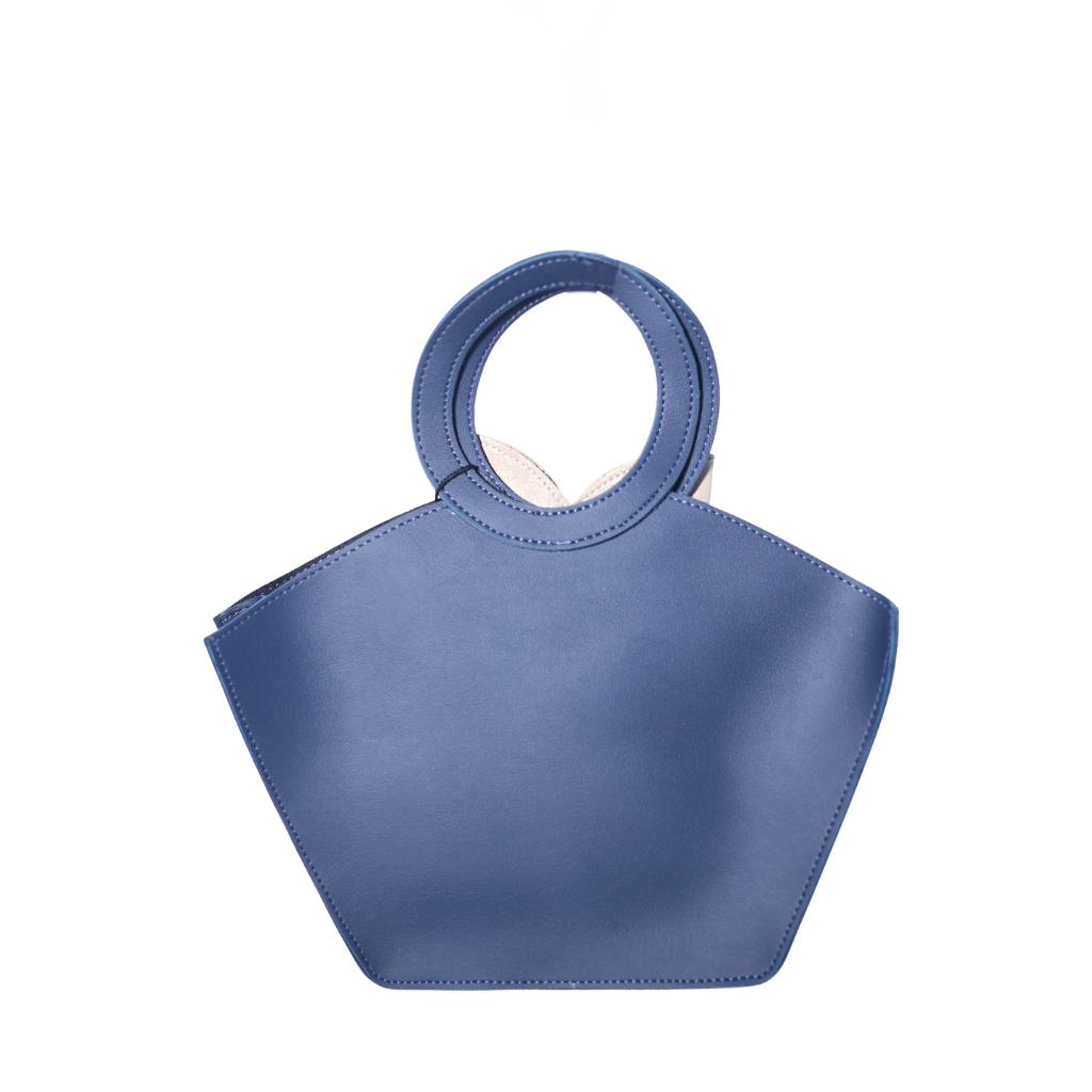 Elegant Blue Bow Handbag for Women