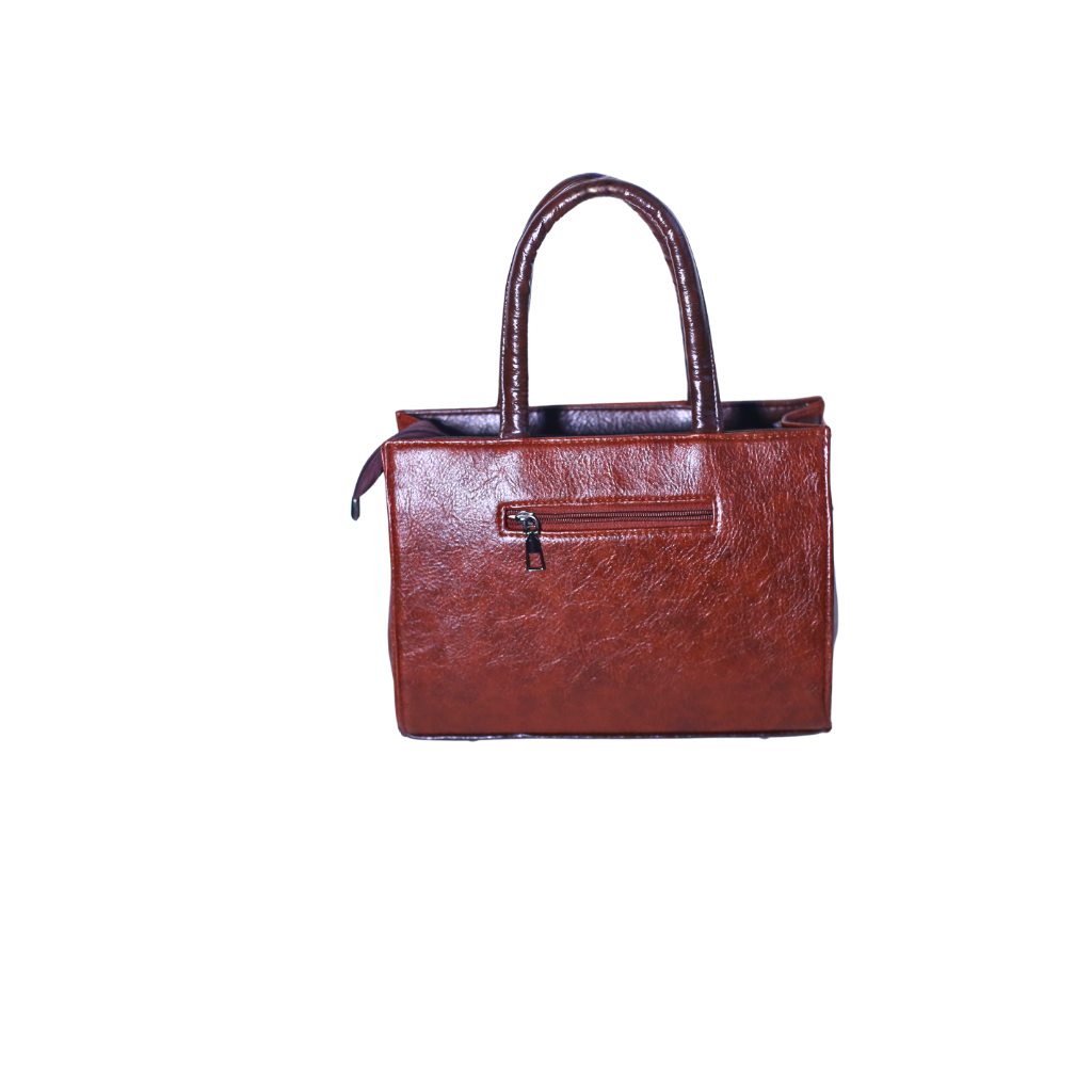 Premium Brown Handbag with Elephant Design