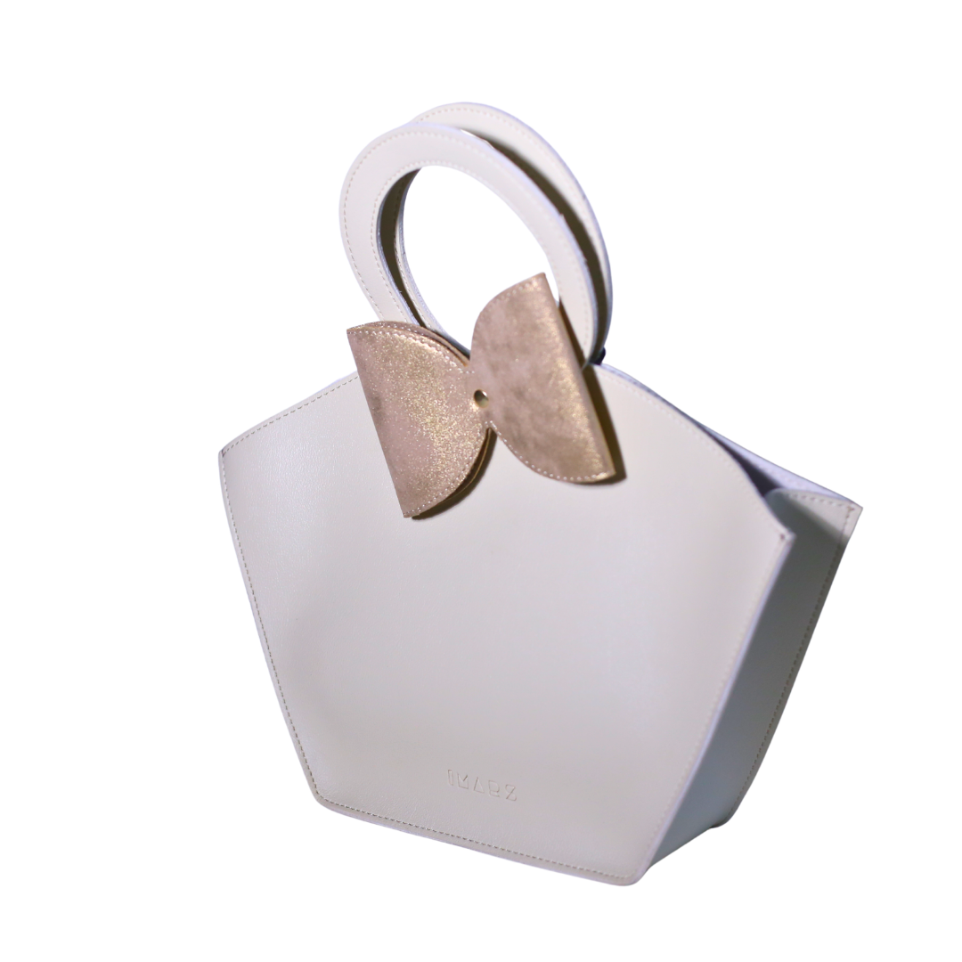 Classy White Party Wear Handbag for Women