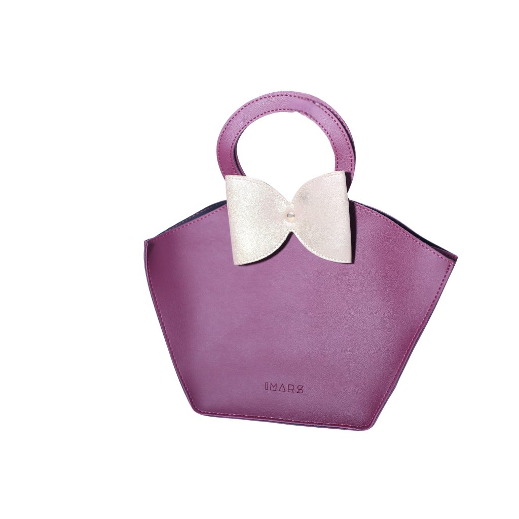 Elegant Pink Bow Handbag for Women