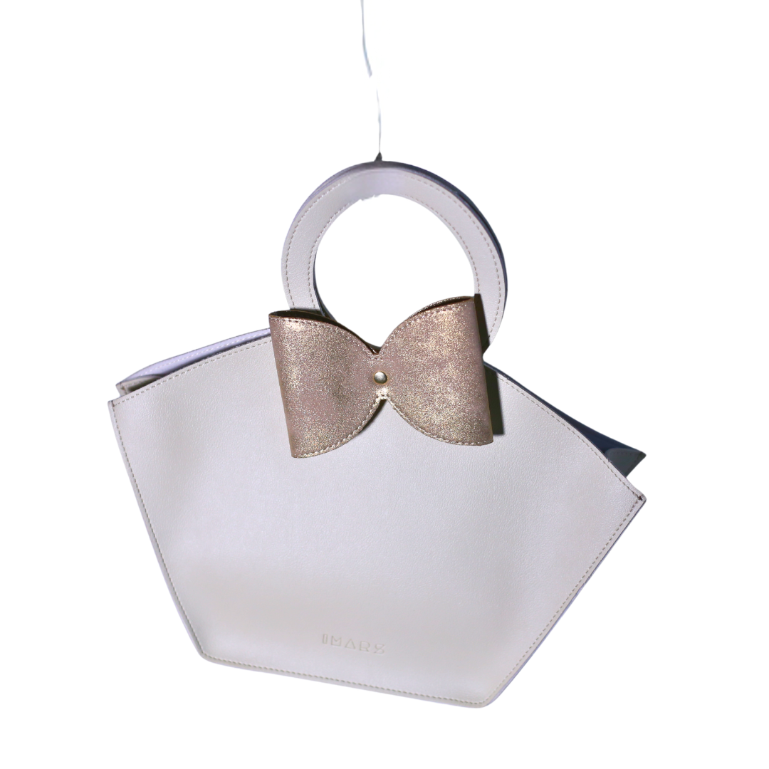 Classy White Party Wear Handbag for Women