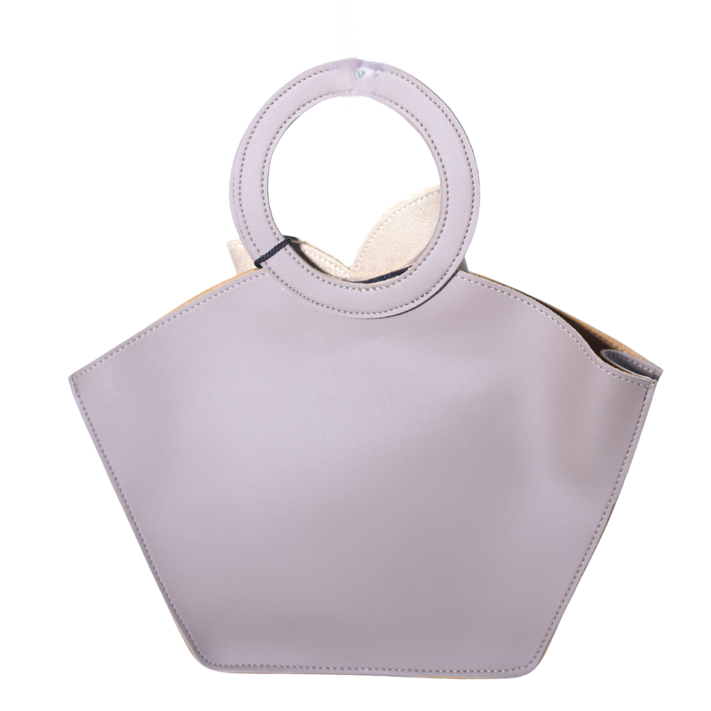 Elegant Beige Bow Handbag for Women